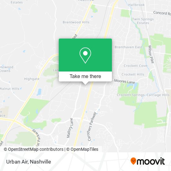 Mapa de Urban Air