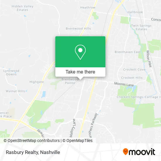 Rasbury Realty map