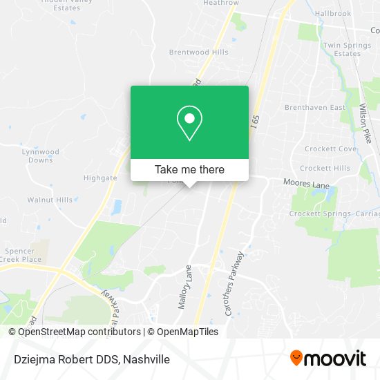 Mapa de Dziejma Robert DDS