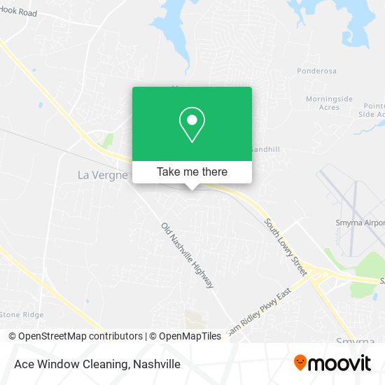Ace Window Cleaning map