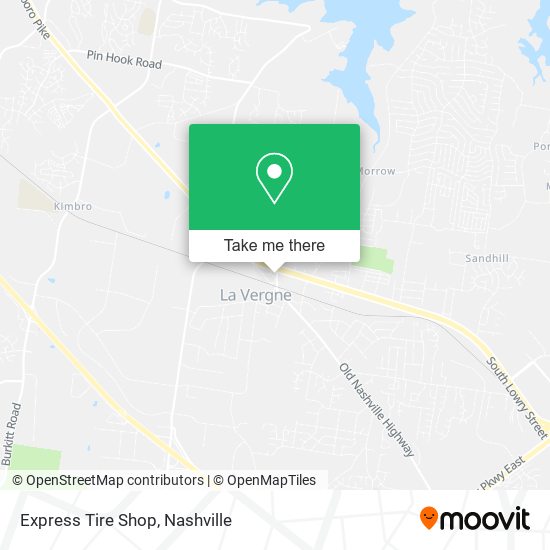 Express Tire Shop map