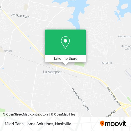 Mapa de Midd Tenn Home Solutions