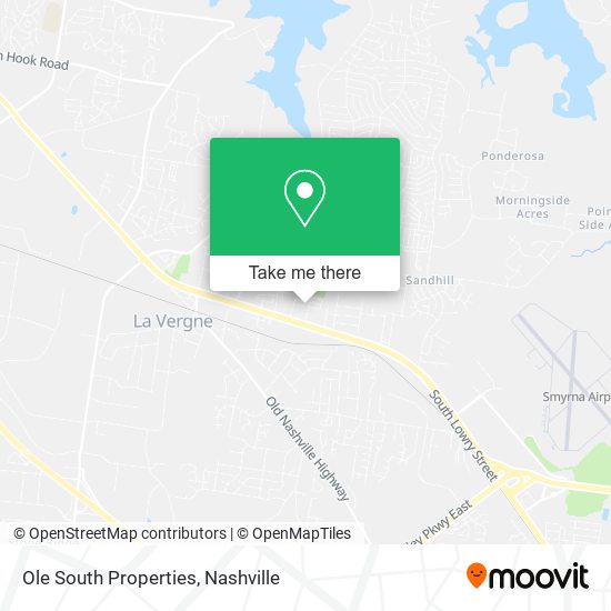 Ole South Properties map
