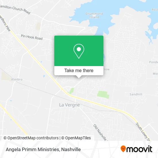 Angela Primm Ministries map