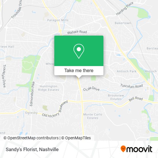 Mapa de Sandy's Florist
