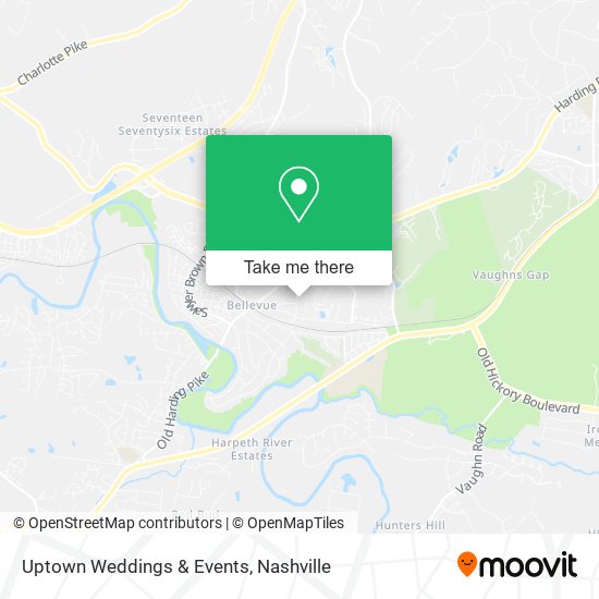 Uptown Weddings & Events map