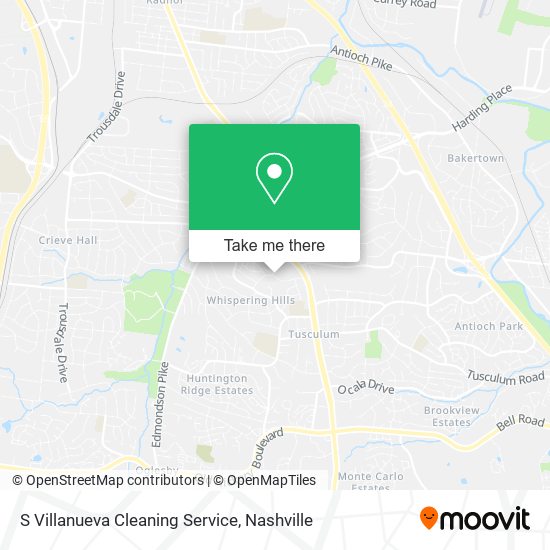 S Villanueva Cleaning Service map