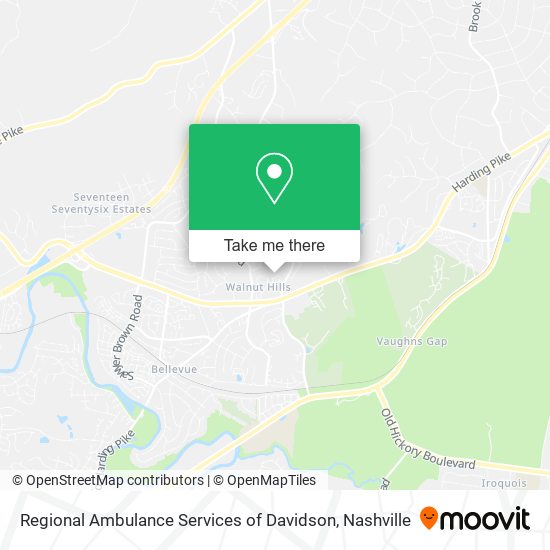 Regional Ambulance Services of Davidson map