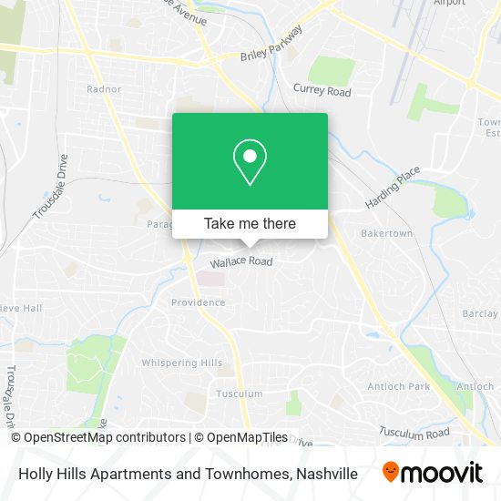 Holly Hills Apartments and Townhomes map