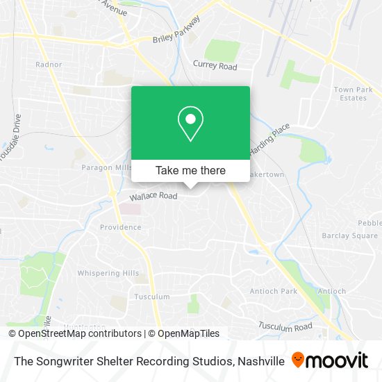 The Songwriter Shelter Recording Studios map