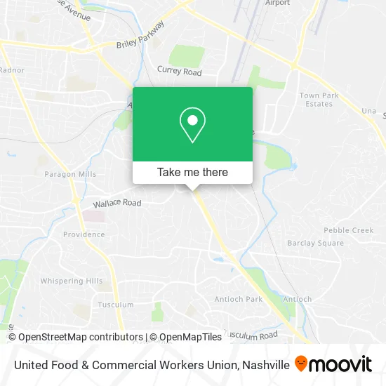 United Food & Commercial Workers Union map