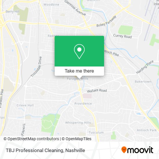 Mapa de TBJ Professional Cleaning