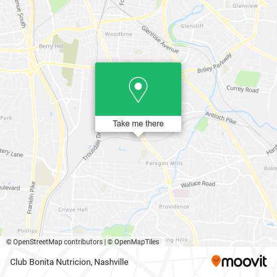 Mapa de Club Bonita Nutricion