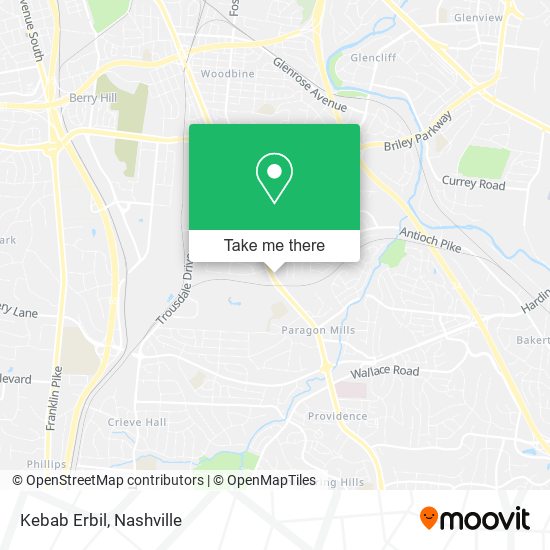Mapa de Kebab Erbil
