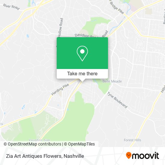 Zia Art Antiques Flowers map