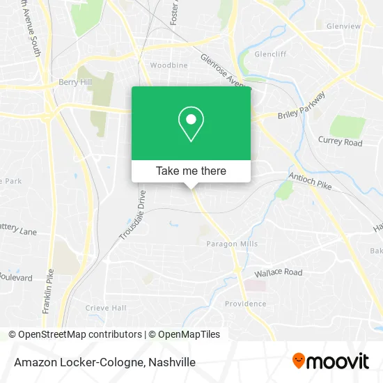 Amazon Locker-Cologne map