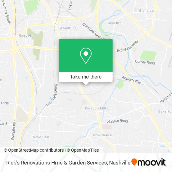 Rick's Renovations Hme & Garden Services map