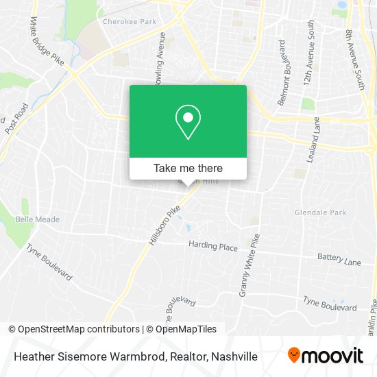 Heather Sisemore Warmbrod, Realtor map