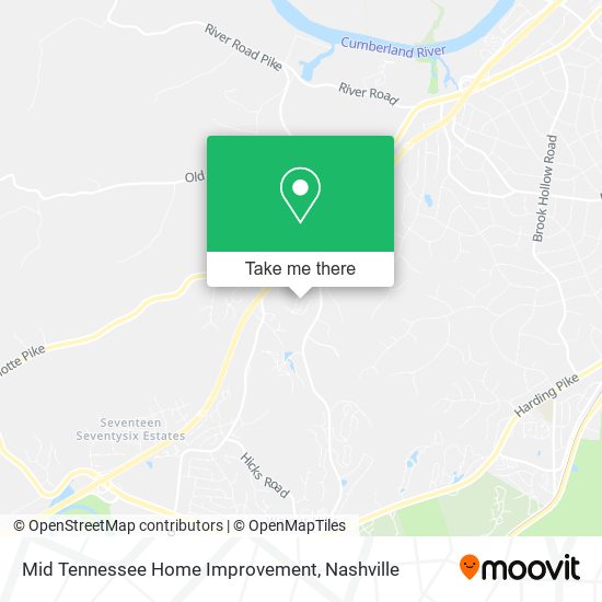 Mapa de Mid Tennessee Home Improvement