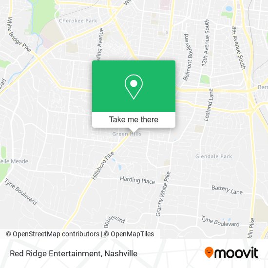 Red Ridge Entertainment map