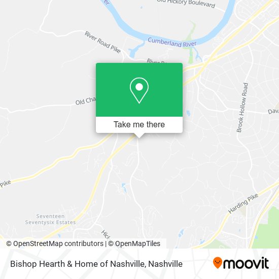Mapa de Bishop Hearth & Home of Nashville