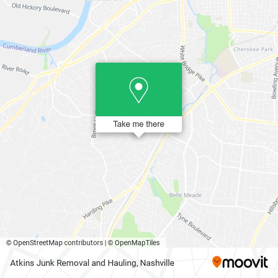 Atkins Junk Removal and Hauling map