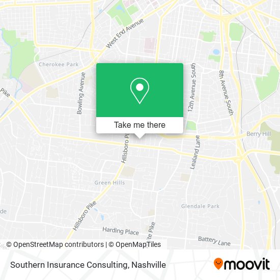 Southern Insurance Consulting map