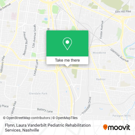 Flynn, Laura Vanderbilt Pediatric Rehabilitation Services map