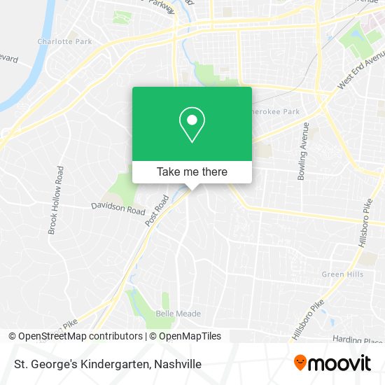 St. George's Kindergarten map