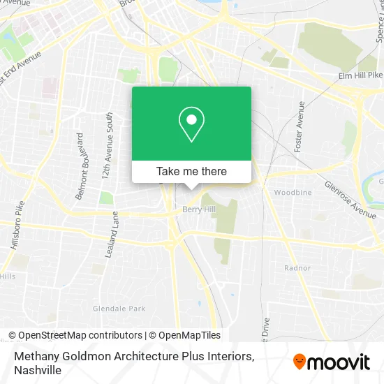 Mapa de Methany Goldmon Architecture Plus Interiors