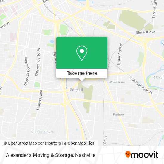 Mapa de Alexander's Moving & Storage