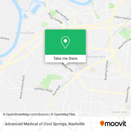Advanced Medical of Cool Springs map