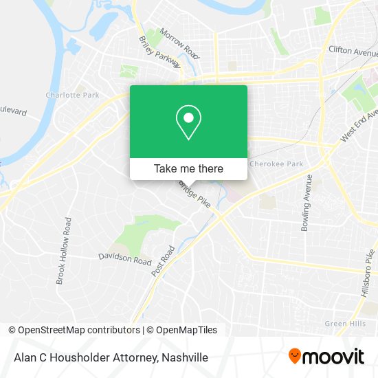 Alan C Housholder Attorney map