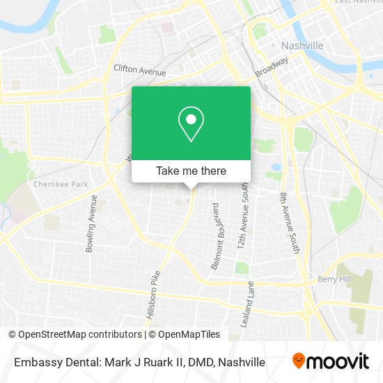 Embassy Dental: Mark J Ruark II, DMD map