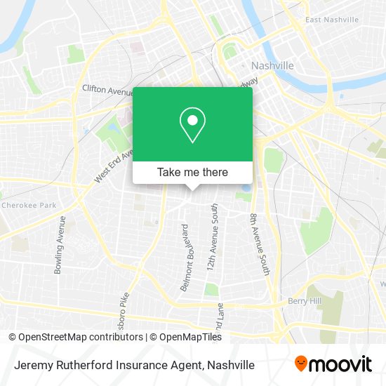 Jeremy Rutherford Insurance Agent map