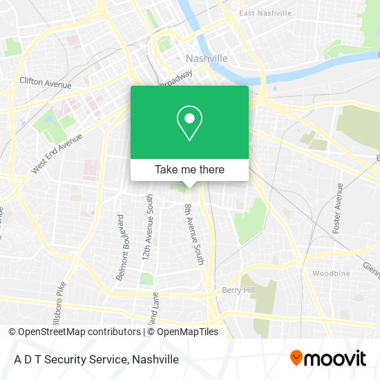 A D T Security Service map