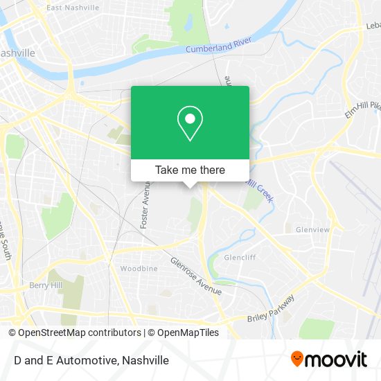 Mapa de D and E Automotive