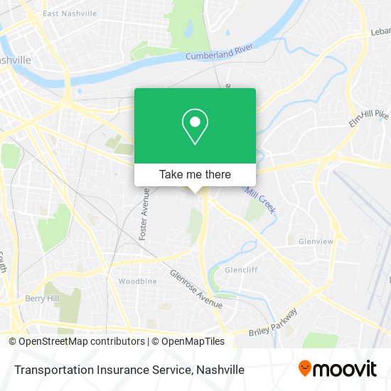 Transportation Insurance Service map