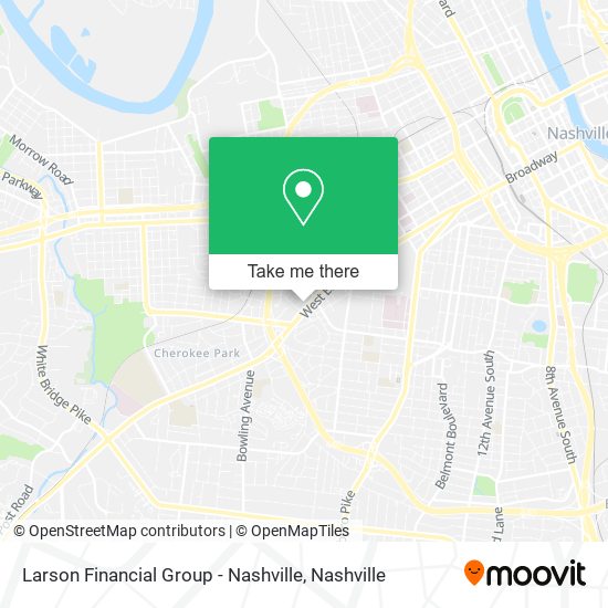 Mapa de Larson Financial Group - Nashville