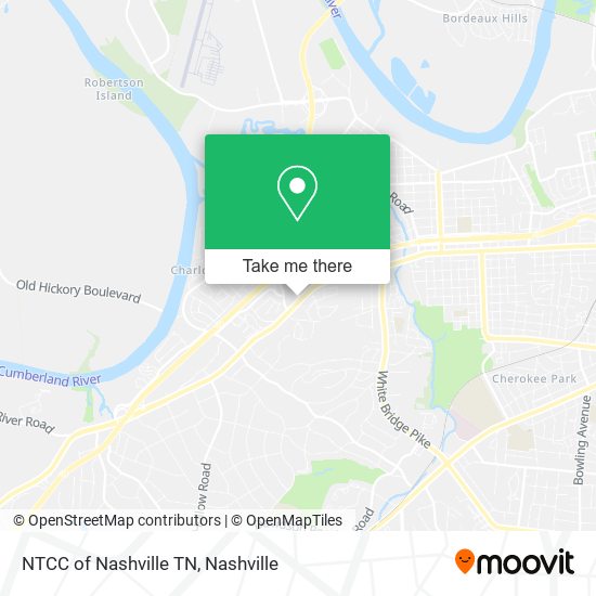 NTCC of Nashville TN map