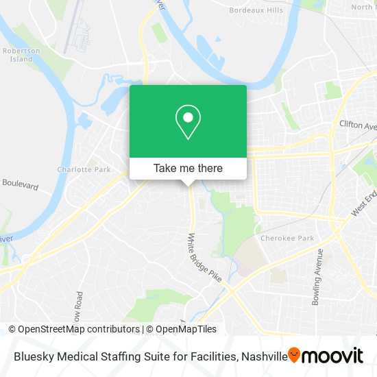 Bluesky Medical Staffing Suite for Facilities map