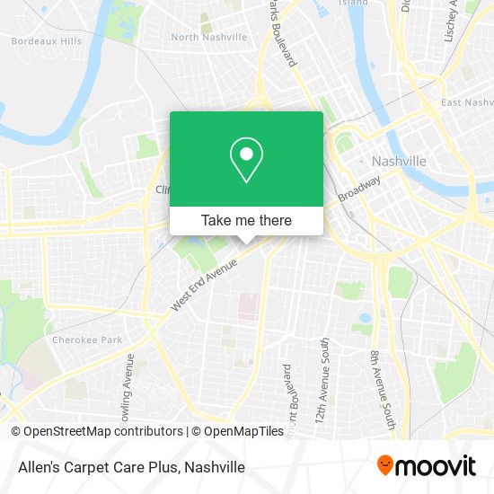 Mapa de Allen's Carpet Care Plus