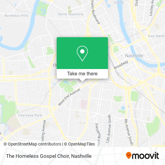 The Homeless Gospel Choir map