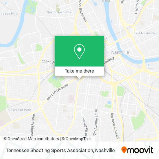 Mapa de Tennessee Shooting Sports Association