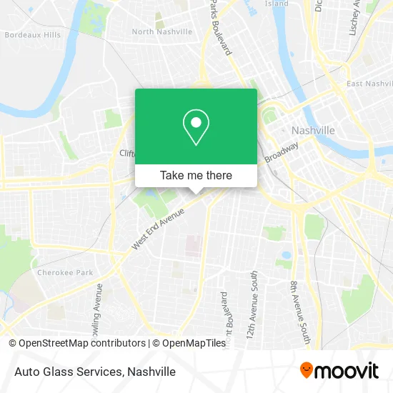 Auto Glass Services map