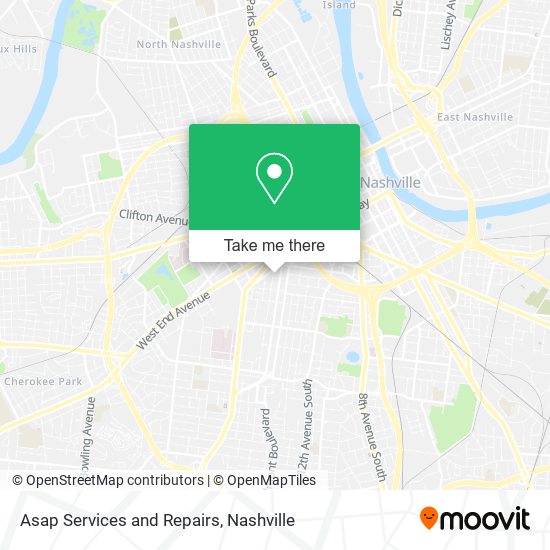 Asap Services and Repairs map