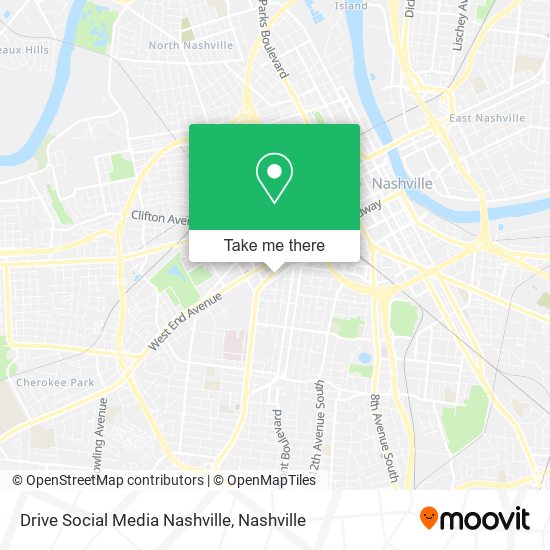 Drive Social Media Nashville map