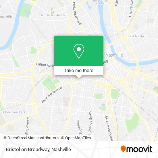 Bristol on Broadway map