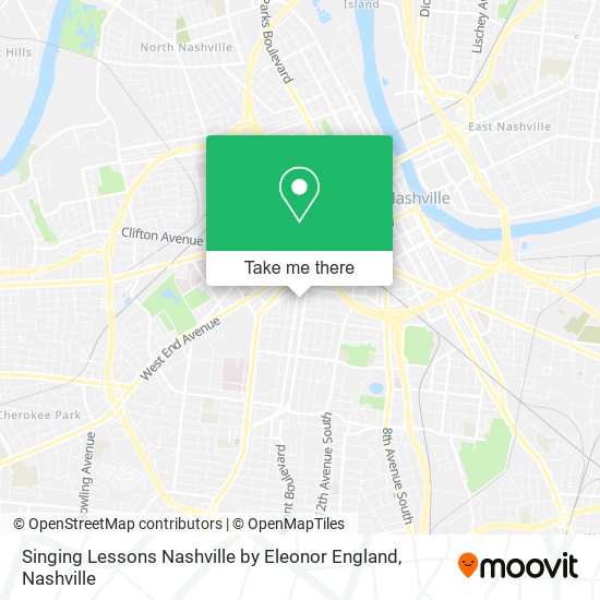 Mapa de Singing Lessons Nashville by Eleonor England
