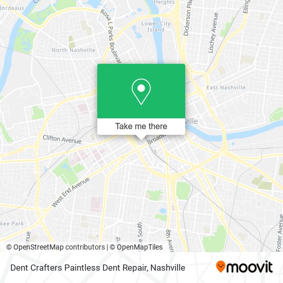 Dent Crafters Paintless Dent Repair map